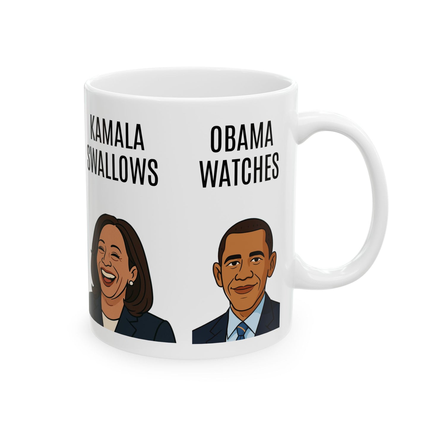 "Biden Sucks, Kamala Swallows, Obama Watches" Mug