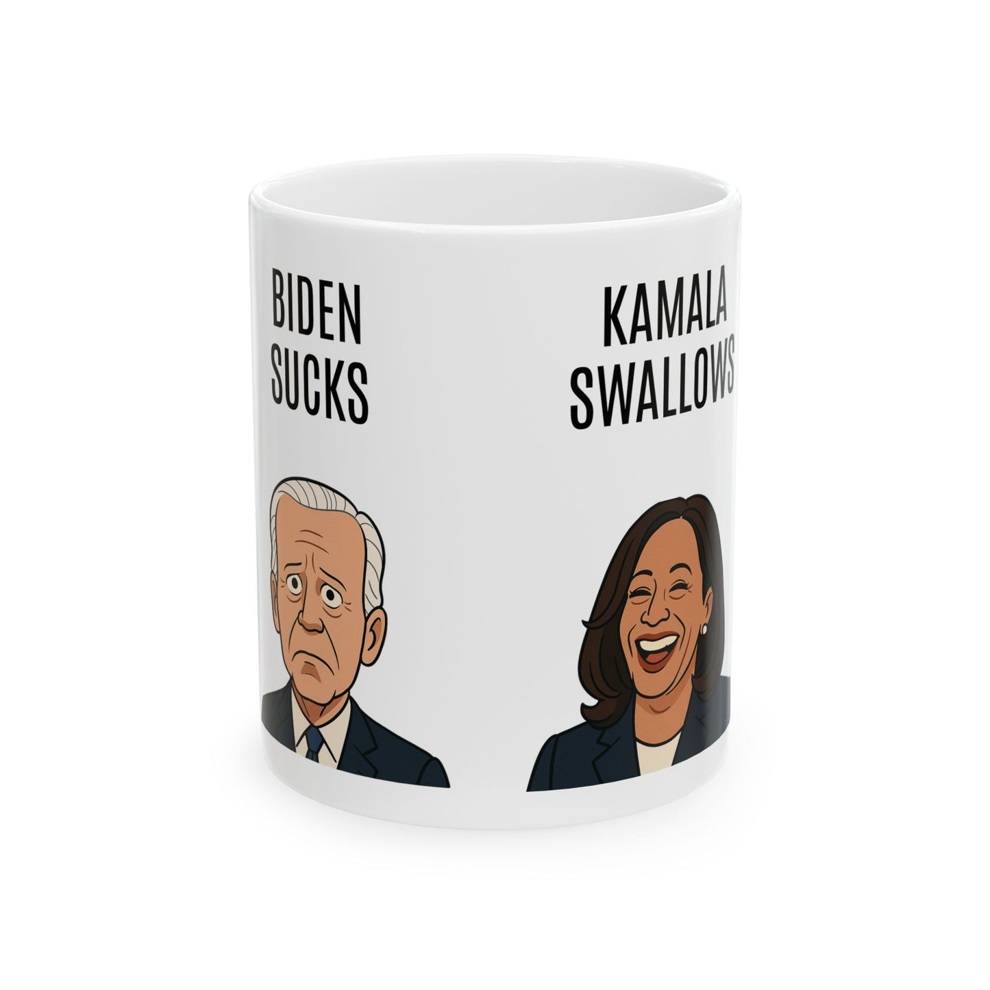 "Biden Sucks, Kamala Swallows, Obama Watches" Mug
